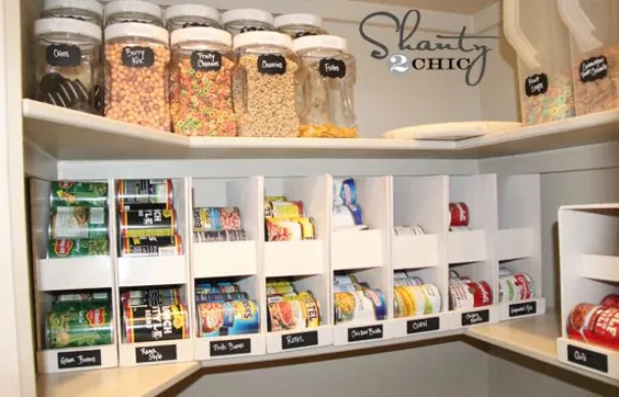 ایده های شربت خانه - ذخیره سازی مواد غذایی کنسرو شده DIY