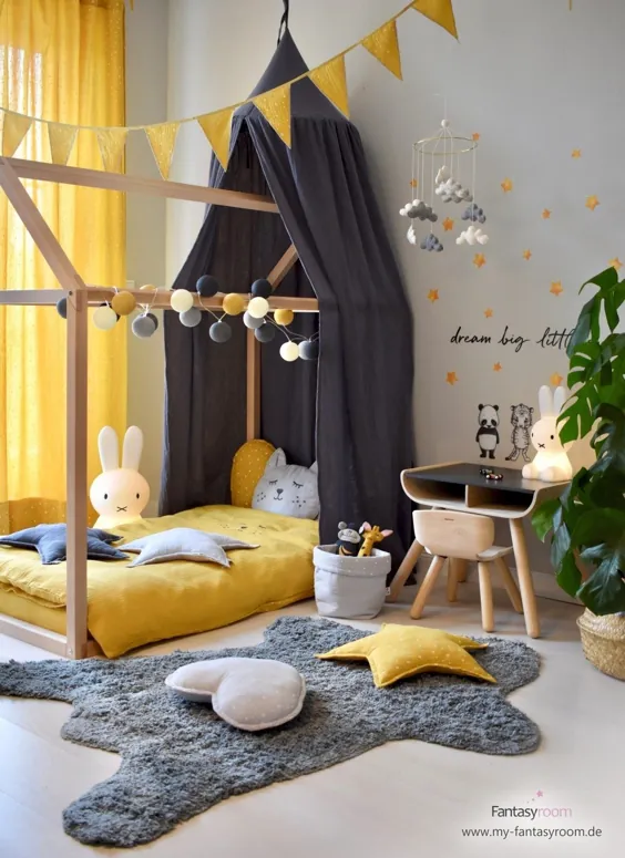 Kinderzimmer در Gelb einrichten |  وبلاگ Fantasyroom