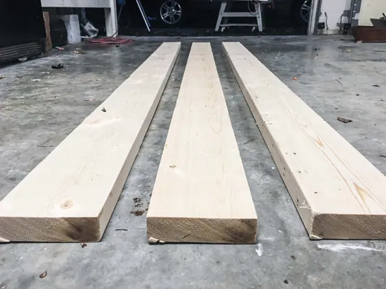 نحوه ساخت میز ایستاده با چوب و پایه های فلزی - ساخت Rez ما
