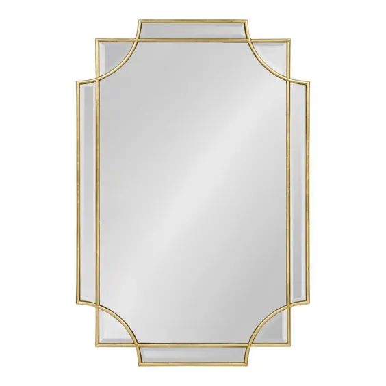آینه دیواری قاب دار طلای کیت و لورل مینیوت 36 اینچ L x 24 اینچ |  213674