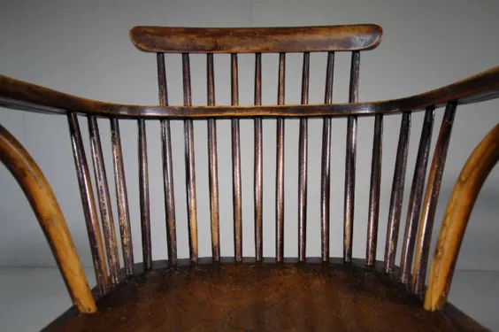 صندلی آنتیک شانه پشت عتیقه قرن نوزدهم انگلیسی