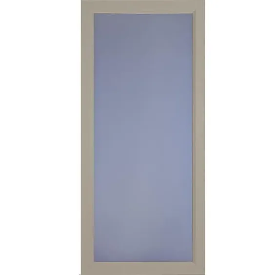 LARSON Signature Classic 36 in x 81-in Sandstone Full View Aluminium Storm Door Lowes.com