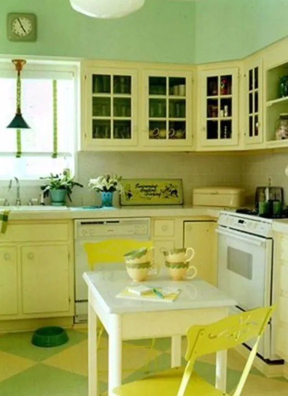 بهترین تزئینات برای طراحی کابینت آشپزخانه زرد