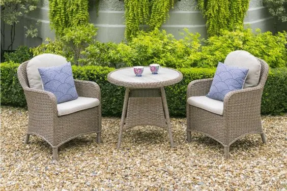 مبلمان باغ مدرن |  میز و صندلی های پاسیو |  سنگ لندن