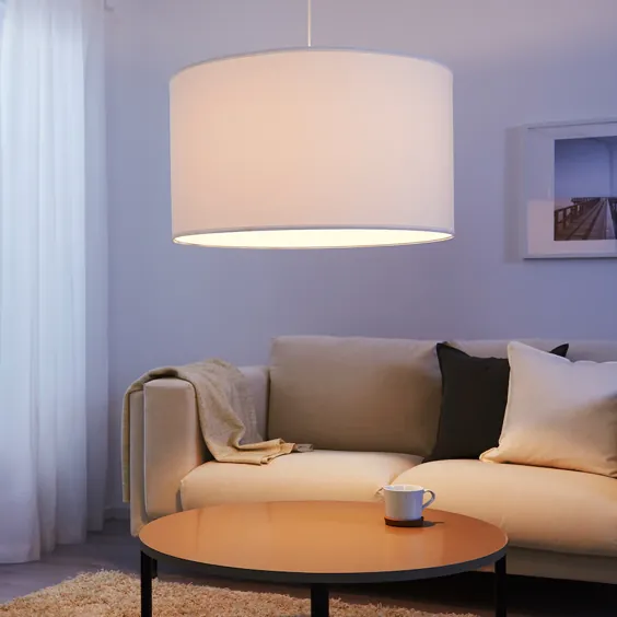 سایه لامپ آویز NYMÖ ، سفید ، 28 "- IKEA