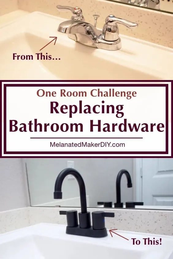 چالش یک اتاق: جایگزینی سخت افزار حمام با بودجه - Melanated Maker DIY
