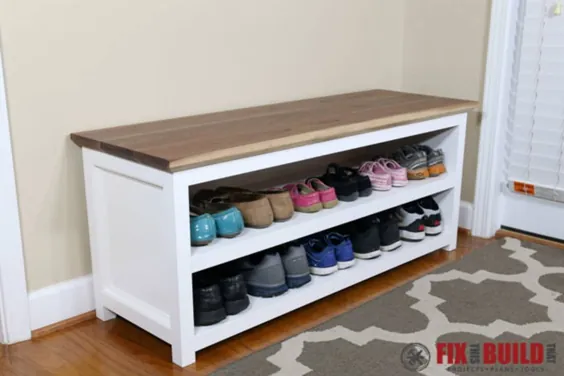 6 ایده برای ذخیره کفش DIY تا شما را به سبکی سازمان دهد