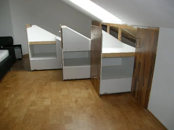 Rollschrank در der Erker-Drempel-Nische