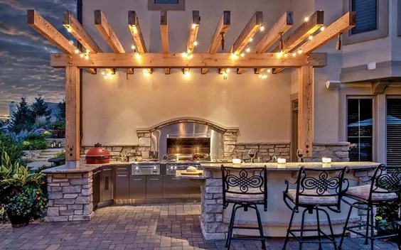 21 ایده طراحی هوشمندانه و هوشمندانه برای آشپزخانه فضای باز خود
