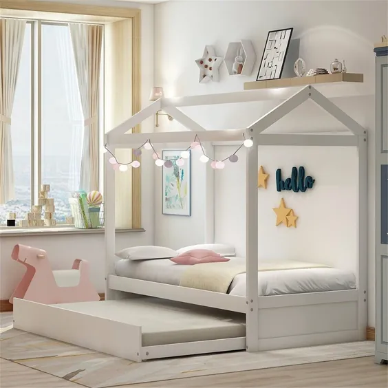 تختخواب سفارشی ، قابل تزئین ، سفید (سفید - کودک نوپا)
