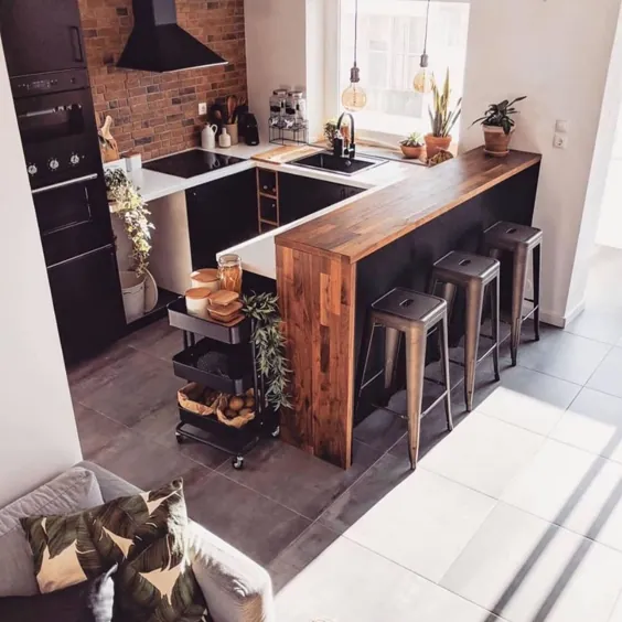 inspi___deco عکسی در اینستاگرام به اشتراک گذاشت: «dec دکوراسیون آشپزخانه؟  ؟  Inspi @ the.first.floor #picoftheday #instalike #kitchen #kitchendesign #kitchendecor #kitchenview # homedecor... ”• 5 مارس 2020 ساعت 7:57 صبح UTC
