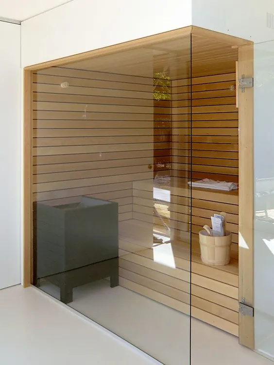 Design-Sauna aus Weißtanne |  KOERNER Saunamanufaktur