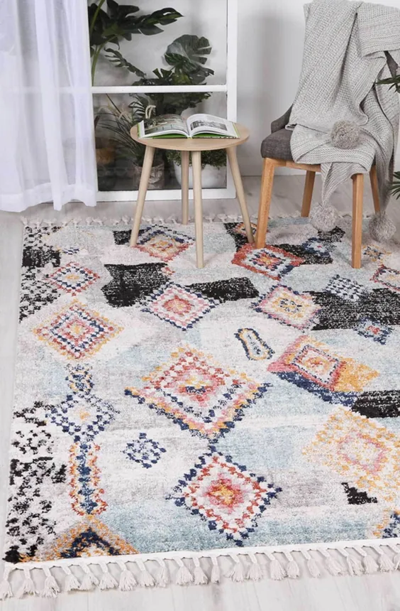فرش آبی Ifran مراکش Boho |  فرشهای آنلاین سیدنی