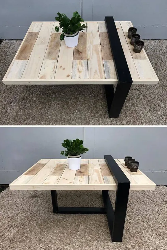 میز پالت برای فضای باز - Pallet Diy