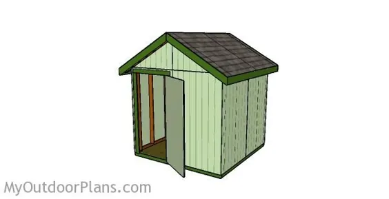 نحوه ساخت سقف سایبان 8x8 |  MyOutdoorPlans |  طرح ها و پروژه های رایگان نجاری ، DIY Shed ، Wooden Playhouse ، کلاه فرنگی ، Bbq