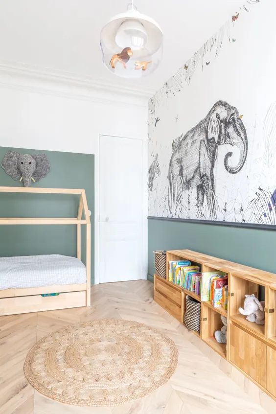 Appartement Neuilly sur Seine: un haussmannien modernisé en couleurs