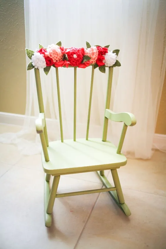 Shabby to Fabby: Upcycled Rockin 'Chair