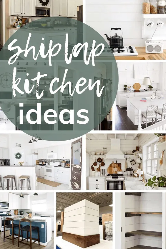 10+ ایده آشپزخانه خلاق Shiplap