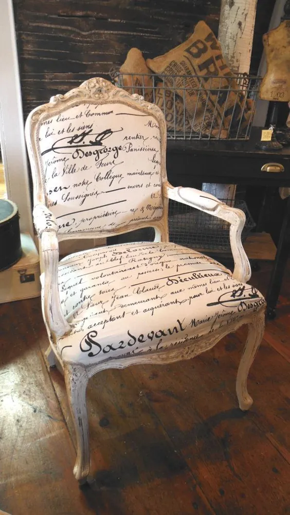 صندلی بازوی فرانسوی SOLDVintage Louis XIV توسط ZoeysUberChicLoft ، 198.00 دلار - ایده های اثاثه یا لوازم داخلی