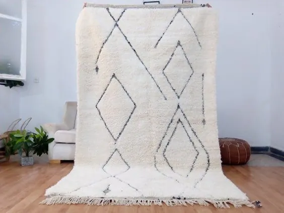 فرش Beni Ourain فرش کامل پشمی فرش مراکشی فرش Berber |  اتسی