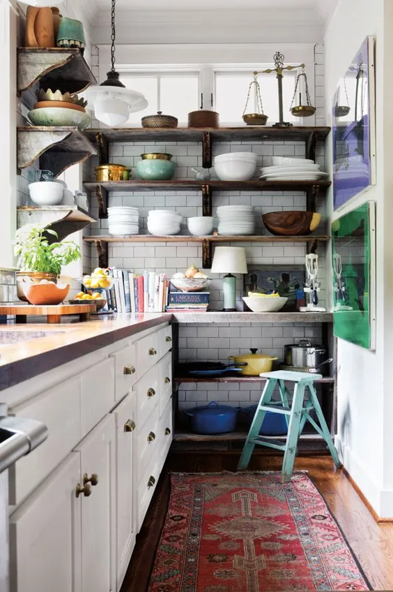 6 ایده کوچک آشپزخانه گالی که مستقیماً عالی هستند