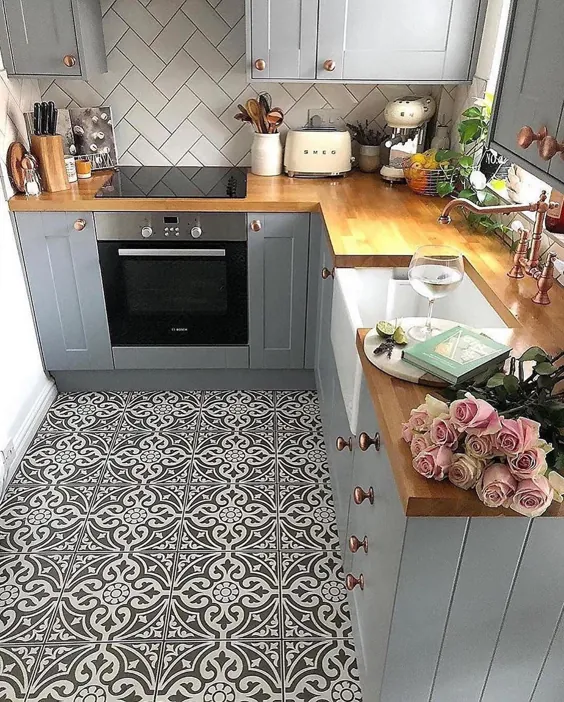 20+ ایده آشپزخانه کوچک - ایده هایی برای باز کردن اتاق جمع و جور شما 2019 - صفحه 15 از 26 - وبلاگ من