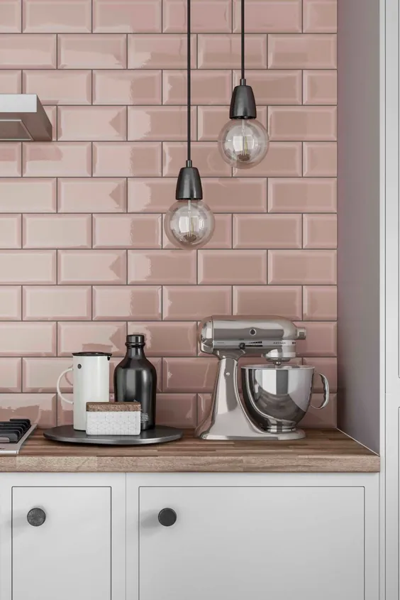 21 ایده آشپزخانه صورتی: چگونه می توان رنگ آشپزخانه مرسوم را به درستی دریافت کرد