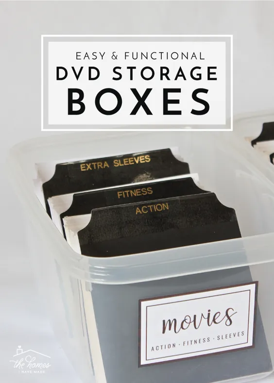 جعبه های ذخیره سازی DVD آسان و کاربردی