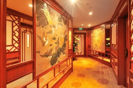 رستوران چینی شکوفه های هلو توسط JP Concept ، سنگاپور