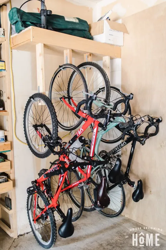 رک دوچرخه آسان و ارزان - خانه شدن در خانه