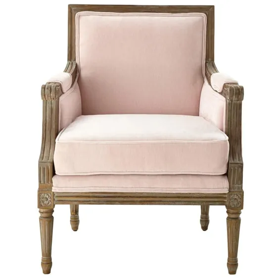 مجموعه تزئینات خانگی Miria Carre Blush Upholstered Accent Chair-9947600190 - The Home Depot