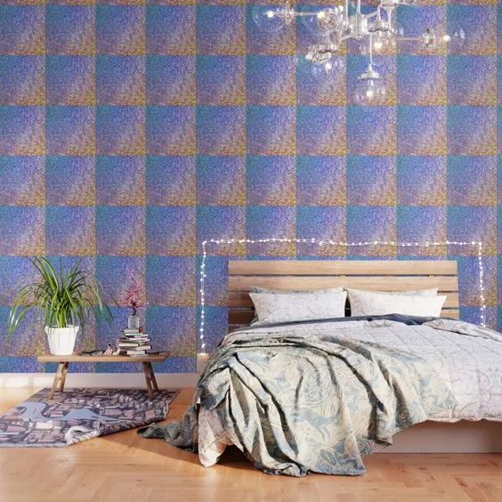 کاغذ دیواری زرق و برق بنفش Ombre توسط newburydesigns