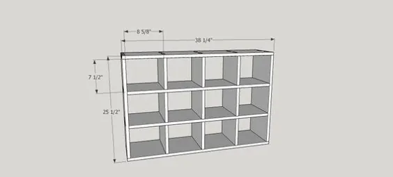 EZ Cube Mini 3x3 Shelf Wood Cube Cube مکعب های ذخیره سازی چوب | اتسی