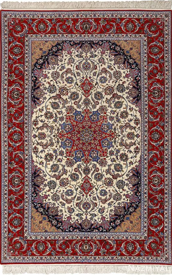 فرش ایرانی پرنعمت اصفهان 51154 توسط Nazmiyal