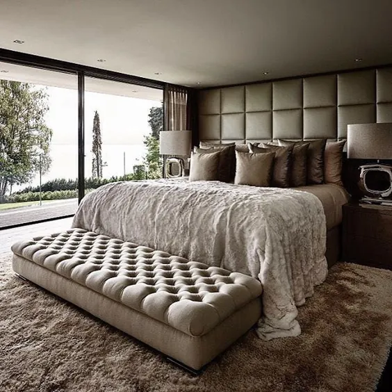 اتاق های مجللی که آرزو دارید در آنها بخوابید |  زیبایی خانگی - ایده های الهام بخش برای خانه شما.