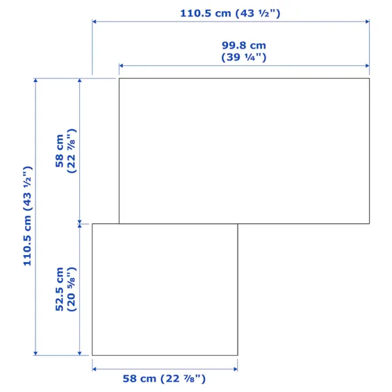 سفید PAX ، سفید گریمو ، کمد گوشه ای ، 111 / 111x201 سانتی متر - IKEA