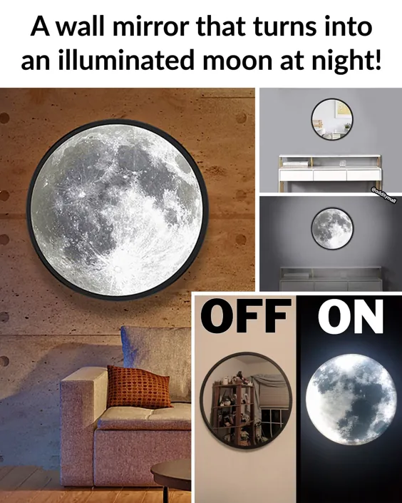 آینه ماه LED