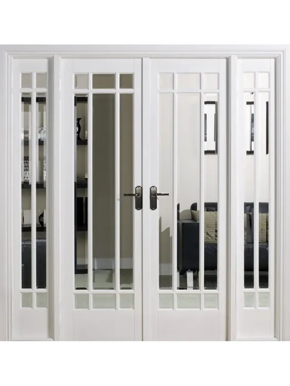 تقسیم کننده اتاق داخلی شیشه ای شفاف منهتن سفید (WWHI)