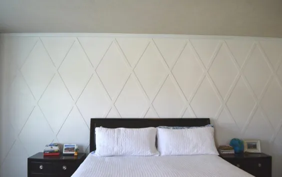 Wood Pattern Accent Wall - اتاق خواب اصلی قسمت 2 از 2 - من سخت افزار هستم