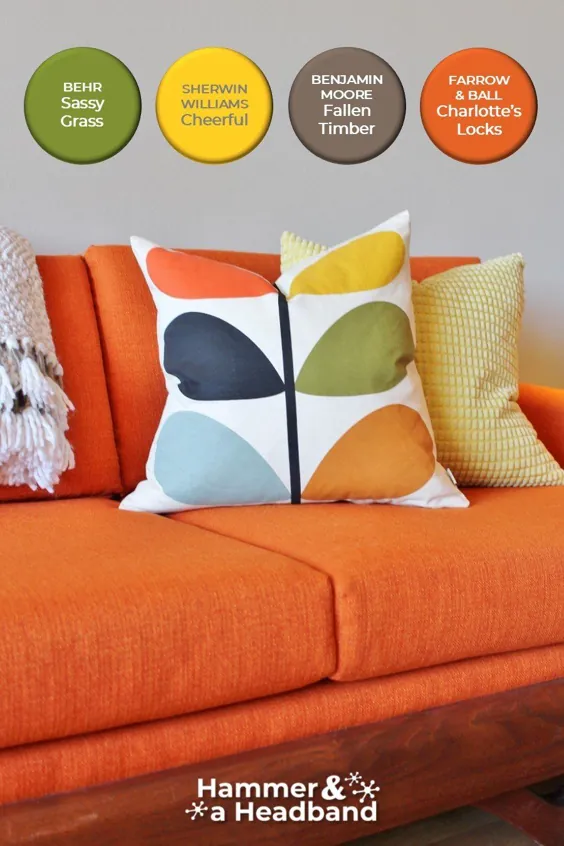 8 پالت رنگ مدرن قرن میانه برای الهام بخشیدن به خانه شما