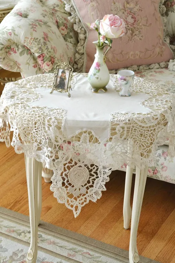 32 ایده دکوراسیون اتاق نشیمن Shabby Chic برای یک فضای داخلی راحت و باشکوه