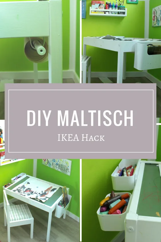 DIY Kreativ- و Malecke im Kinderzimmer - Noch so ne Mutti - Mamablog