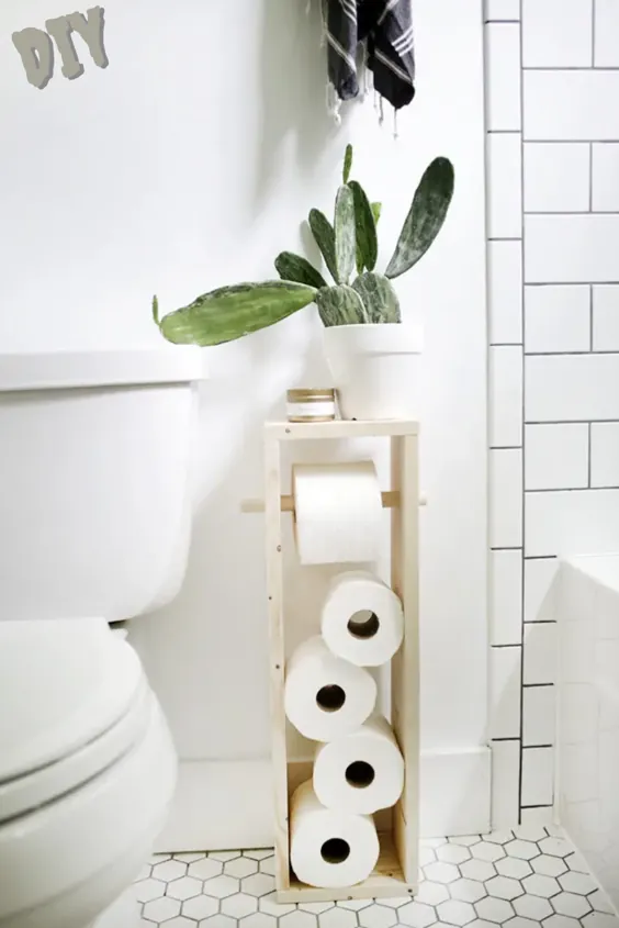 40 ایده خلاقانه برای نگهداری دستمال توالت برای فضاهای کوچک