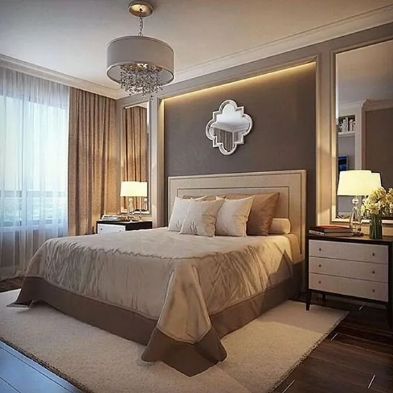 ایده های اتاق خواب به سبک هتل