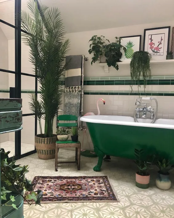 آپارتمان درمانی در اینستاگرام: ”انرژی حمام سبز؟  (از طریقhouseofmaram) "