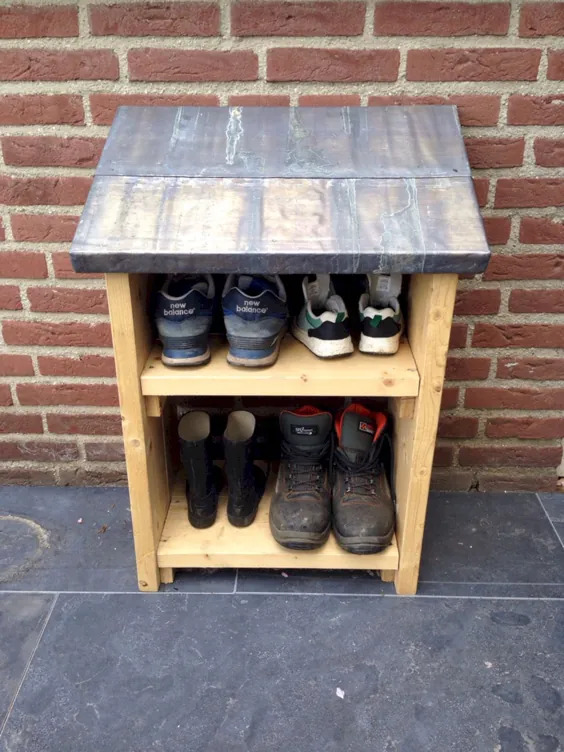 ایده های طراحی قفسه کفش های عملی برای خانه های کوچک
