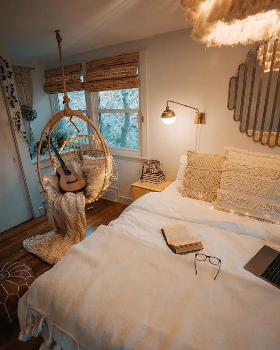 دیدنی و جذاب 30 ایده اتاق خواب مدرن و ایده های اتاق خواب دخترانه تحسین می شوند.