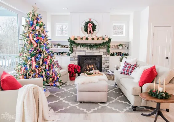 تور خانه کریسمس دریاچه کلاسیک |  مامان DIY