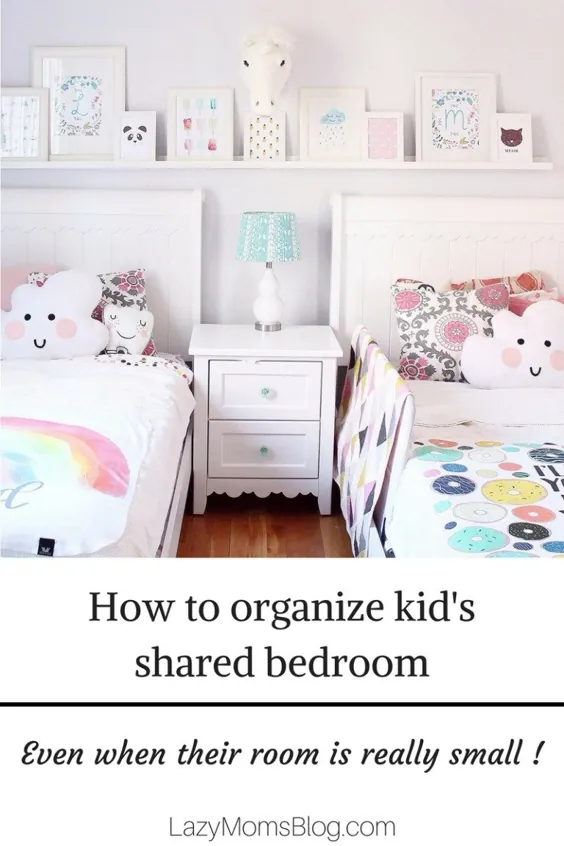 نحوه سازماندهی اتاق خواب مشترک کودکان - جوانا آناستازیا