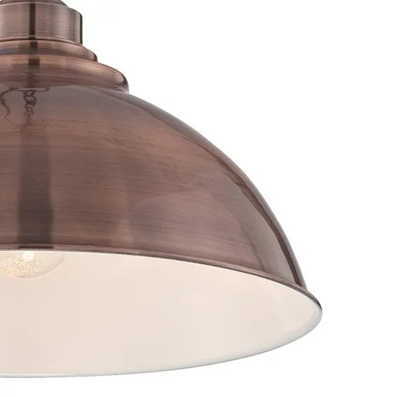 Southton Copper Dome 13 1/4 "Wide pending light - # 3F581 | لامپ های Plus